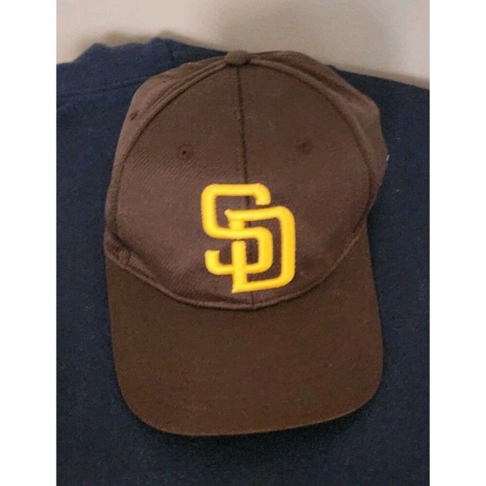 San Diego SD Padres MLB OC Sports Q3 Performance Brown Hat Cap Adult Adjustable
